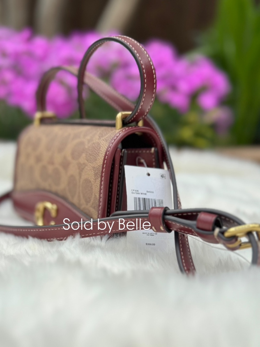 NWT Coach Bandit Crossbody In Colorblock Signature Canvas Purse - Picture 2 of 6